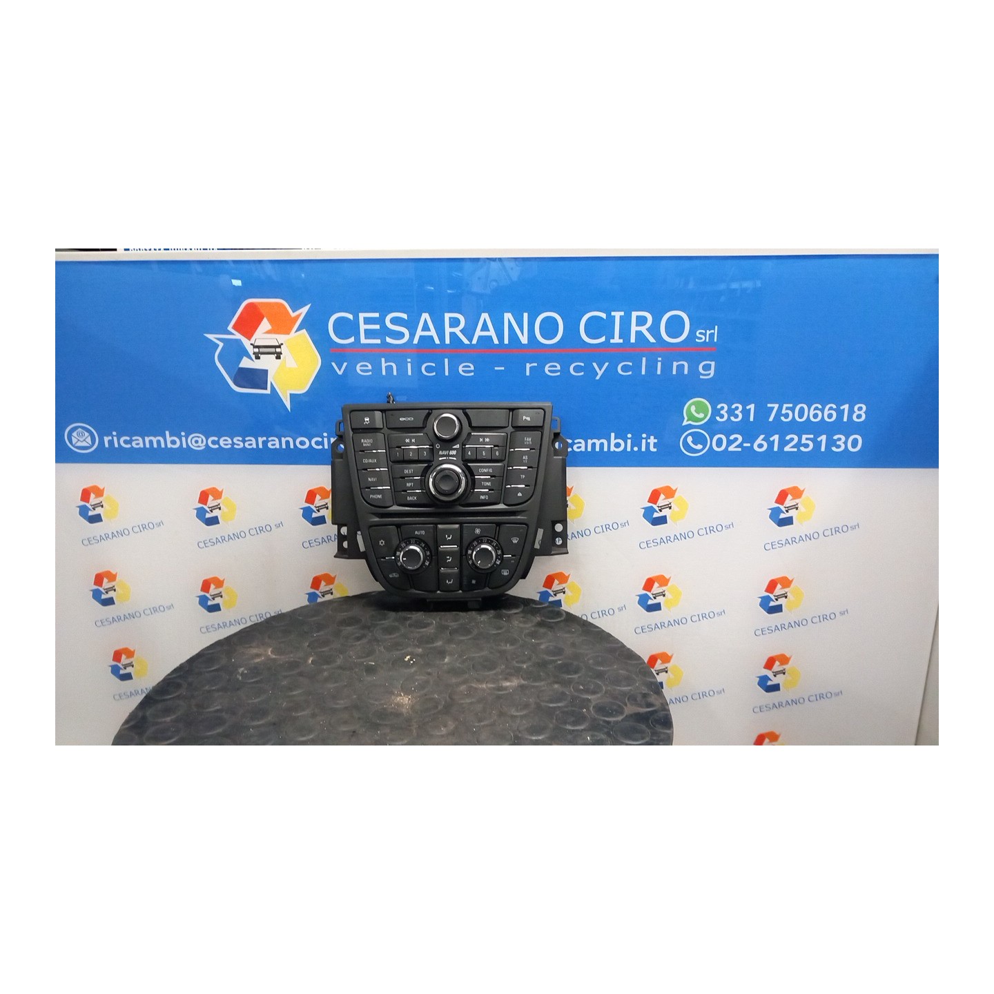 BLOCCO COMANDI MULTIFUNZIONI 073 OPEL ASTRA (P10) (10/09-06/18) A16XER 13311980