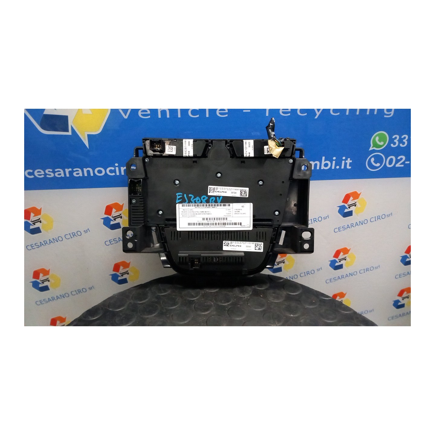 BLOCCO COMANDI MULTIFUNZIONI 073 OPEL ASTRA (P10) (10/09-06/18) A16XER 13311980