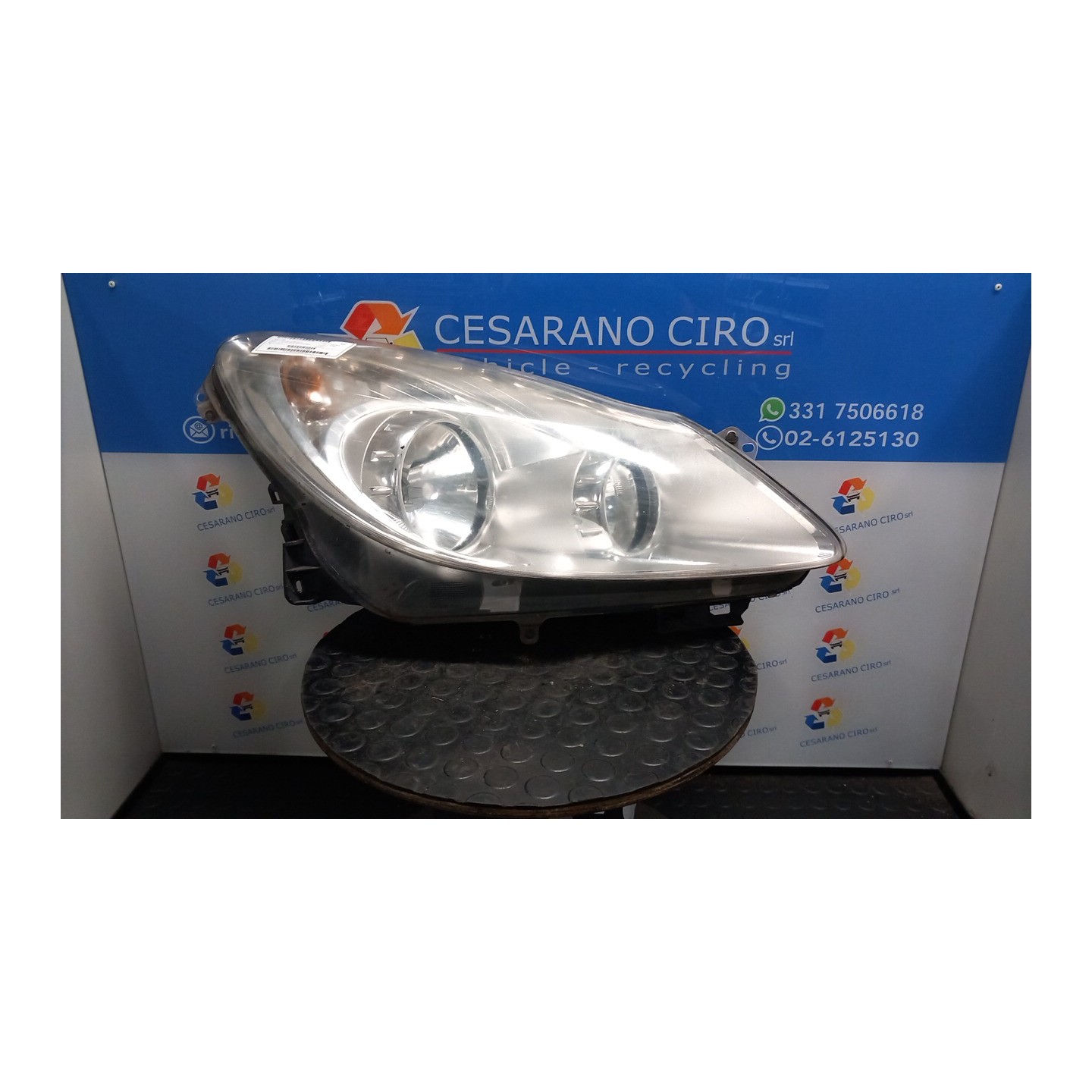 PROIETTORE DX. 116 OPEL CORSA (S07) (07/06-02/11) Z13DTJ 93189362
