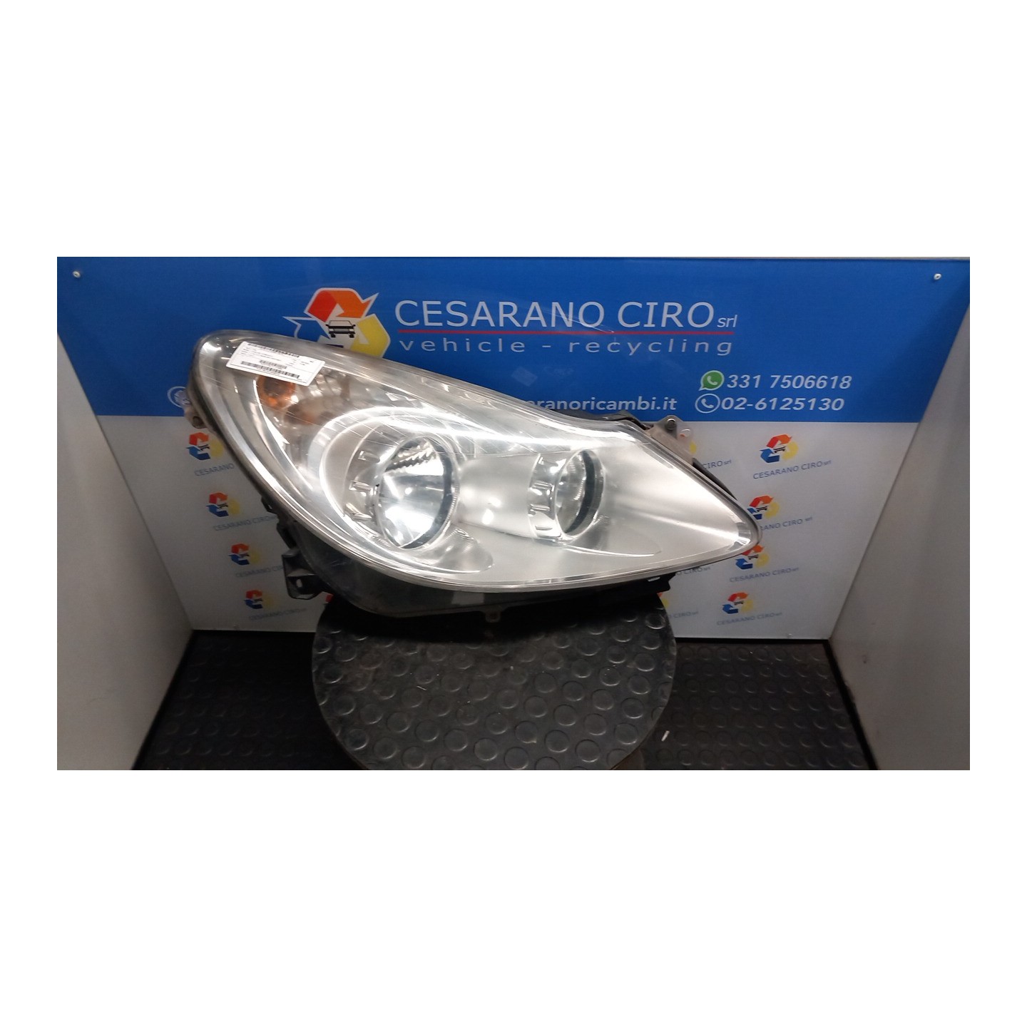 PROIETTORE DX. 116 OPEL CORSA (S07) (07/06-02/11) Z13DTJ 93189362