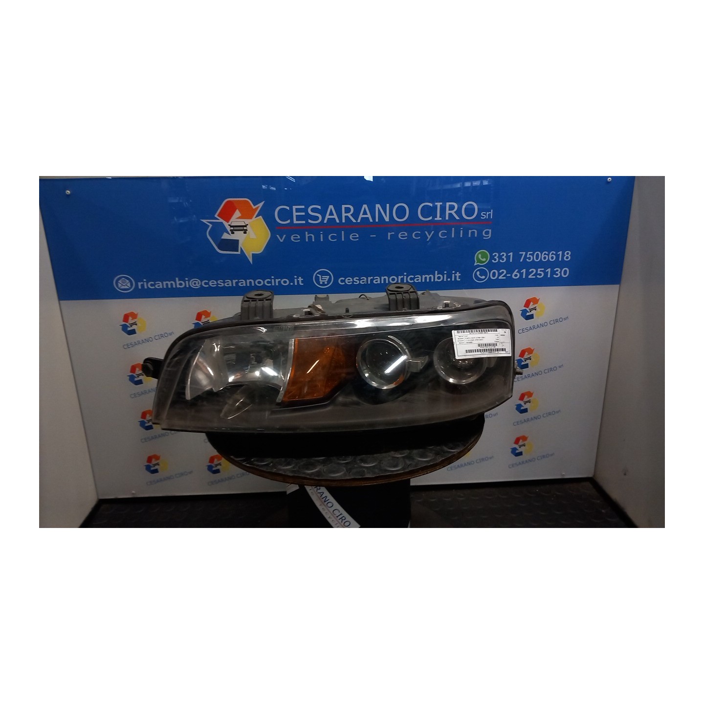 PROIETTORE SX. 127 FIAT PUNTO (1N/1P) (07/99-12/05) 188A4000 51712396