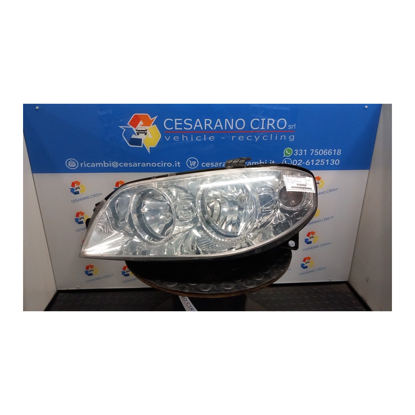 PROIETTORE SX. 141 FIAT PUNTO CLASSIC (2U) (01/07-12/1 188A4000 51760027