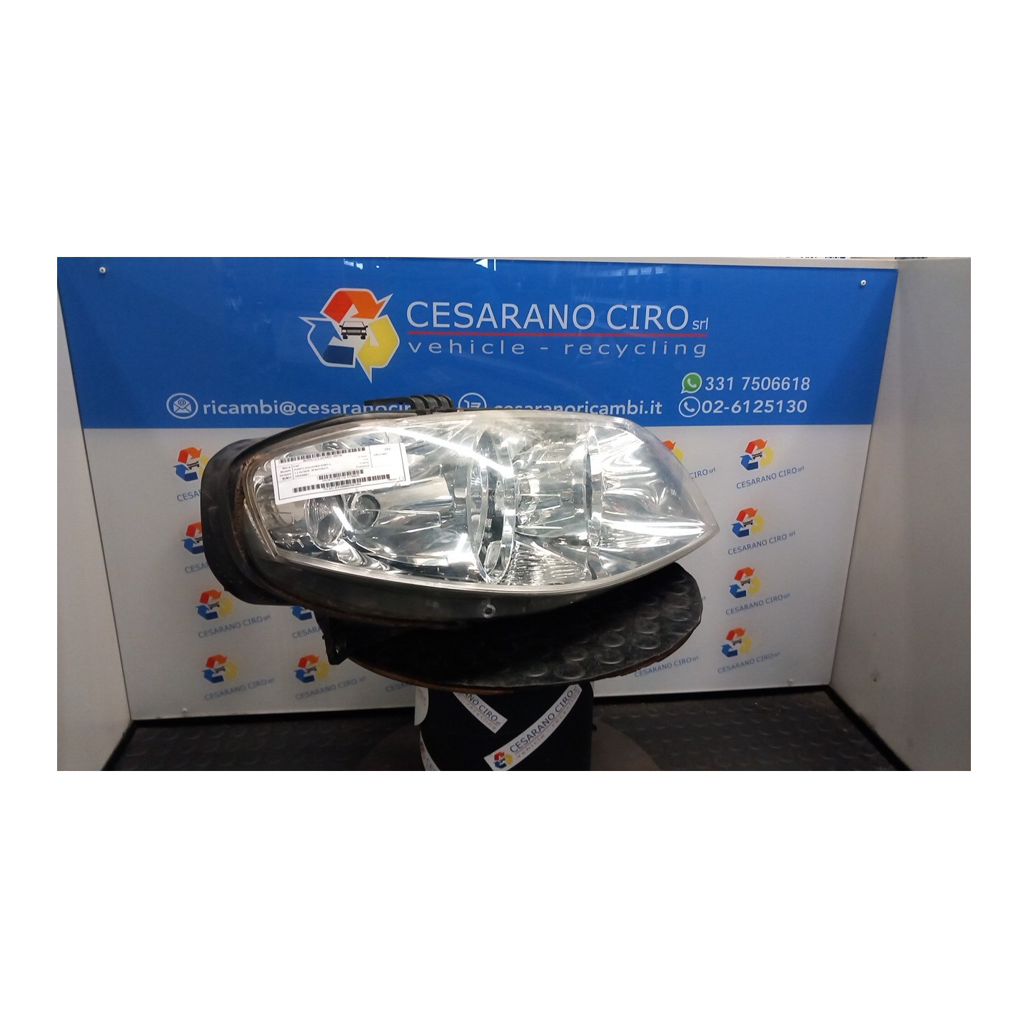 PROIETTORE DX. 148 FIAT PUNTO (2U) (07/03-01/07) 188A4000 51760025