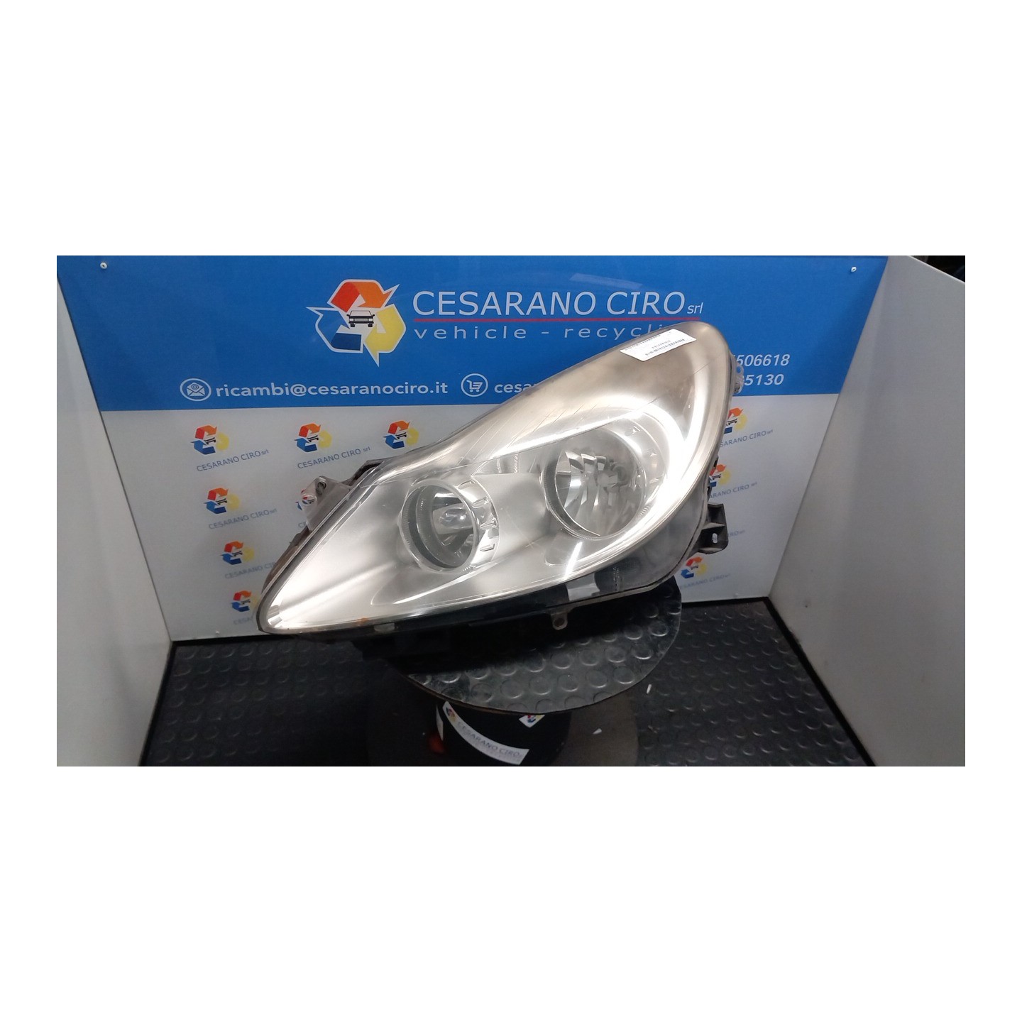 PROIETTORE SX. 159 OPEL CORSA (S07) (07/06-02/11) Z12XEP 93189361