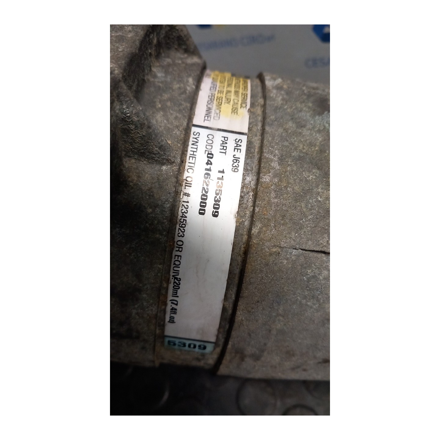 COMPRESSORE A/C 114 OPEL VIVARO (X83) (10/04-09/06) F9QU7 9111563