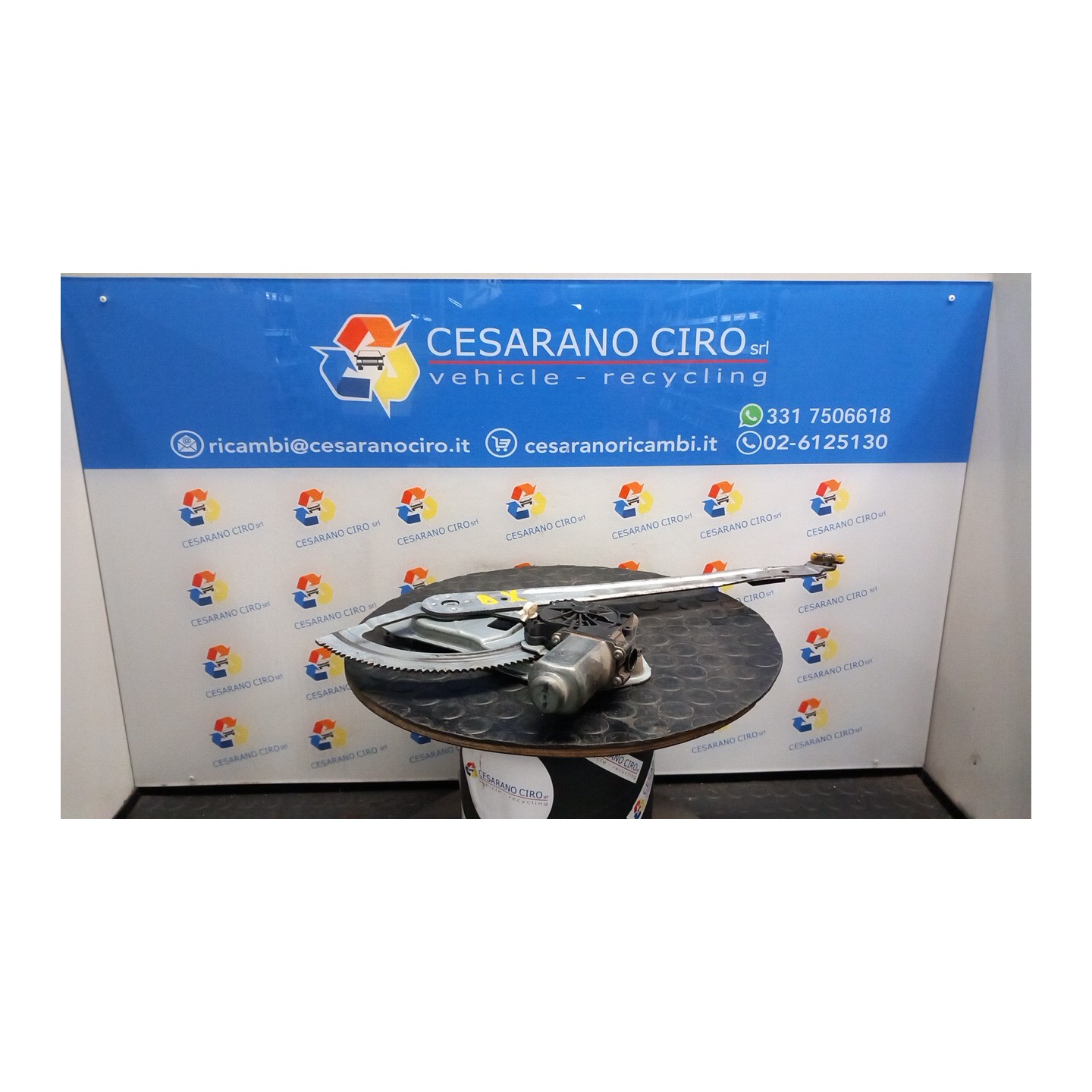 ALZACRISTALLO ELETTR. PORTA ANT. DX. 003 FORD TRANSIT (TT9) (06/06-) P8FB 1492722