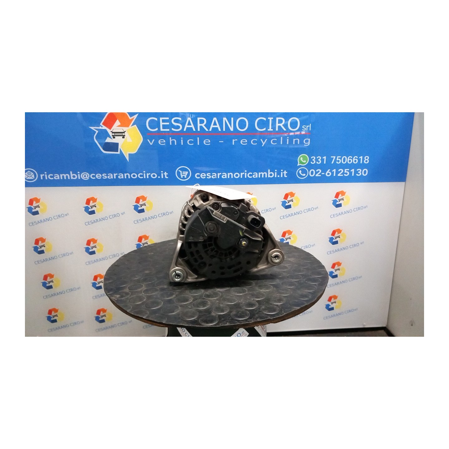 ALTERNATORE 100AMP 062 OPEL MERIVA (S10) (04/10-) A14XER 13284408