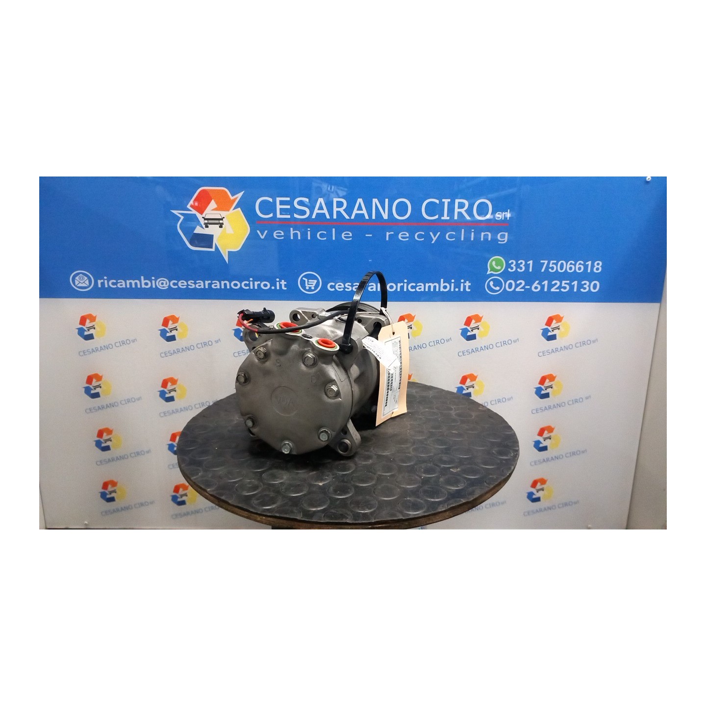 COMPRESSORE A/C 075 ALFA ROMEO 166 (W9) (06/98-05/04) AR34102 60607289