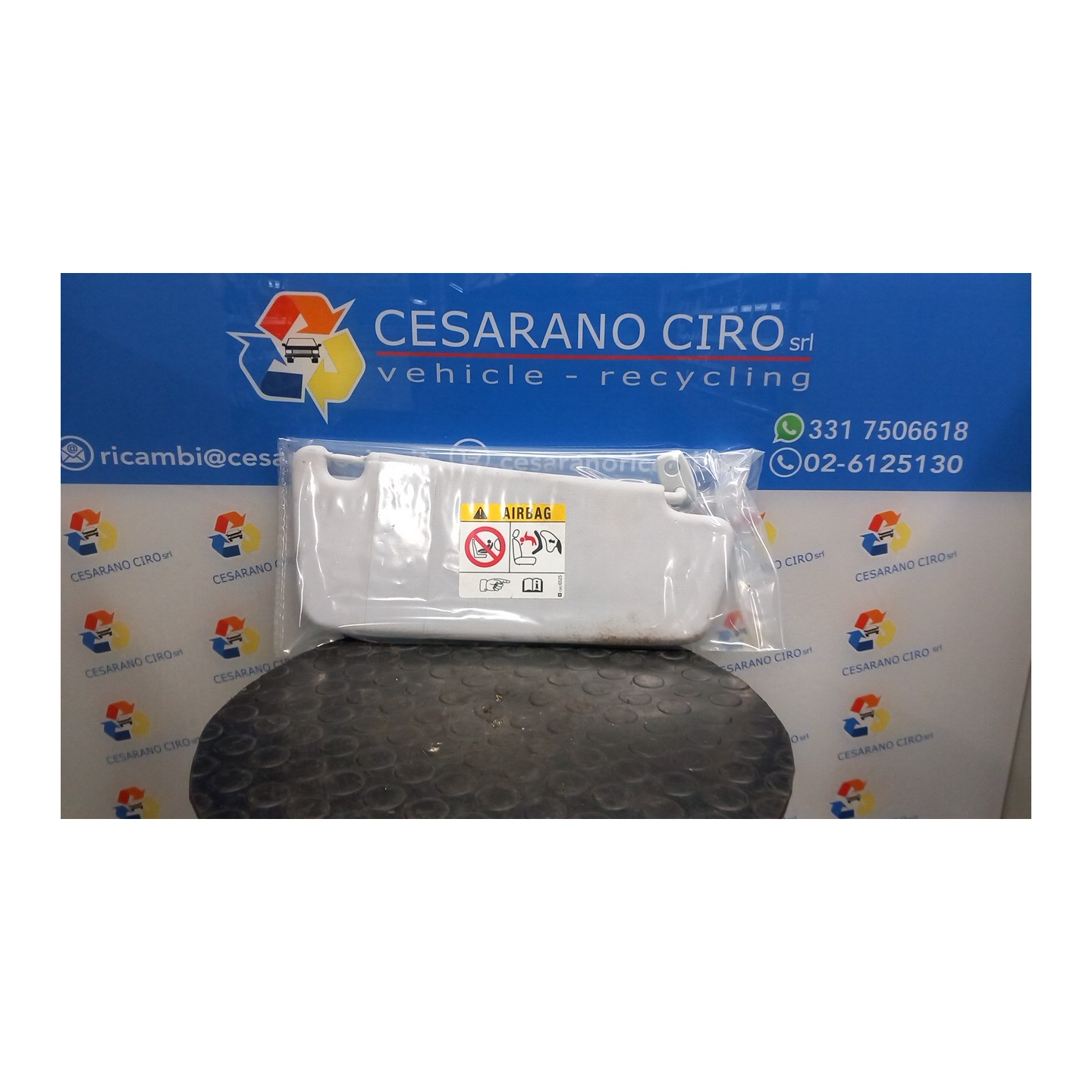 ALETTA PARASOLE PARABREZZA DX. 172 OPEL CORSA (X15) (12/14-12/19) B12XEROPTLDC 39179416