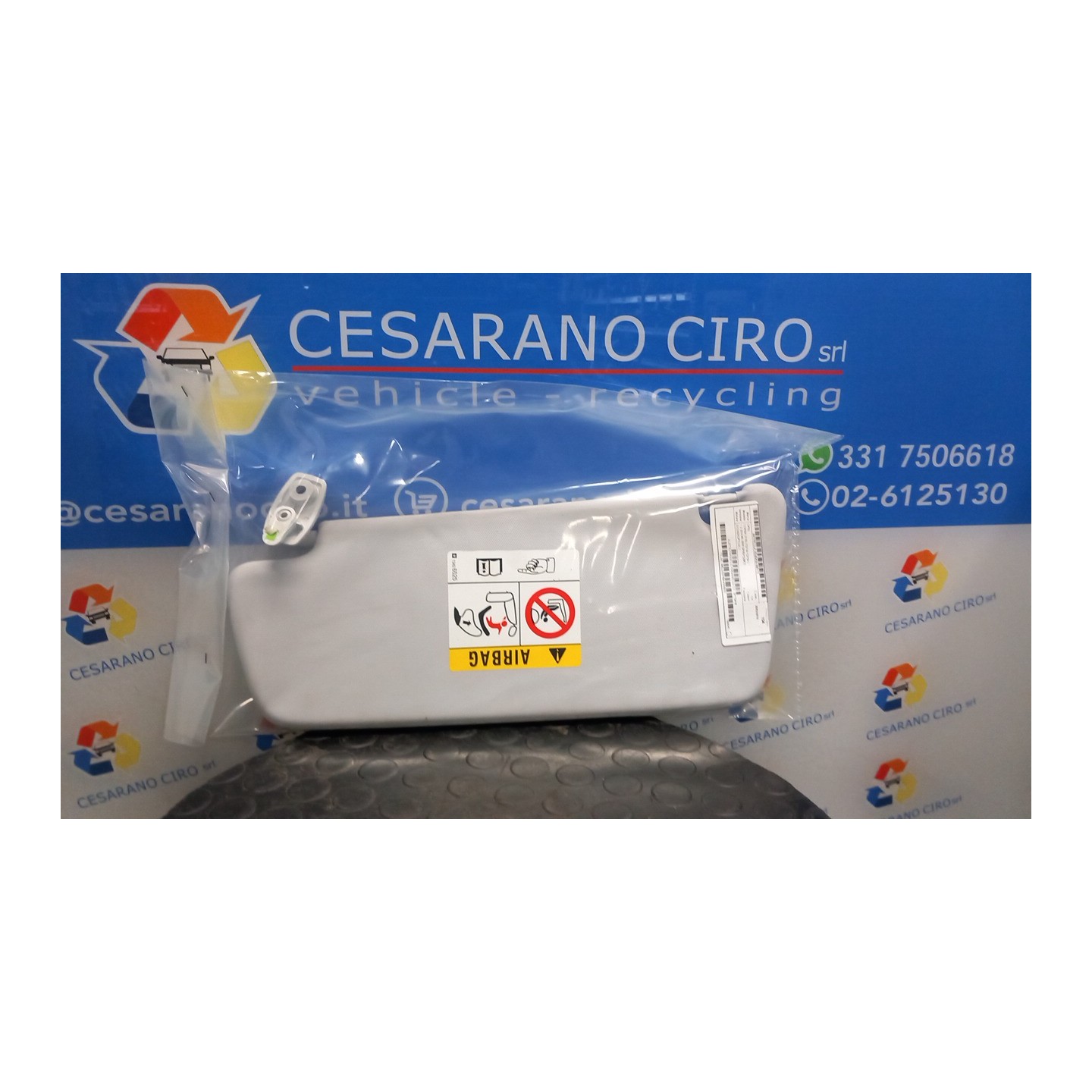 ALETTA PARASOLE PARABREZZA DX. 172 OPEL CORSA (X15) (12/14-12/19) B12XEROPTLDC 39179416