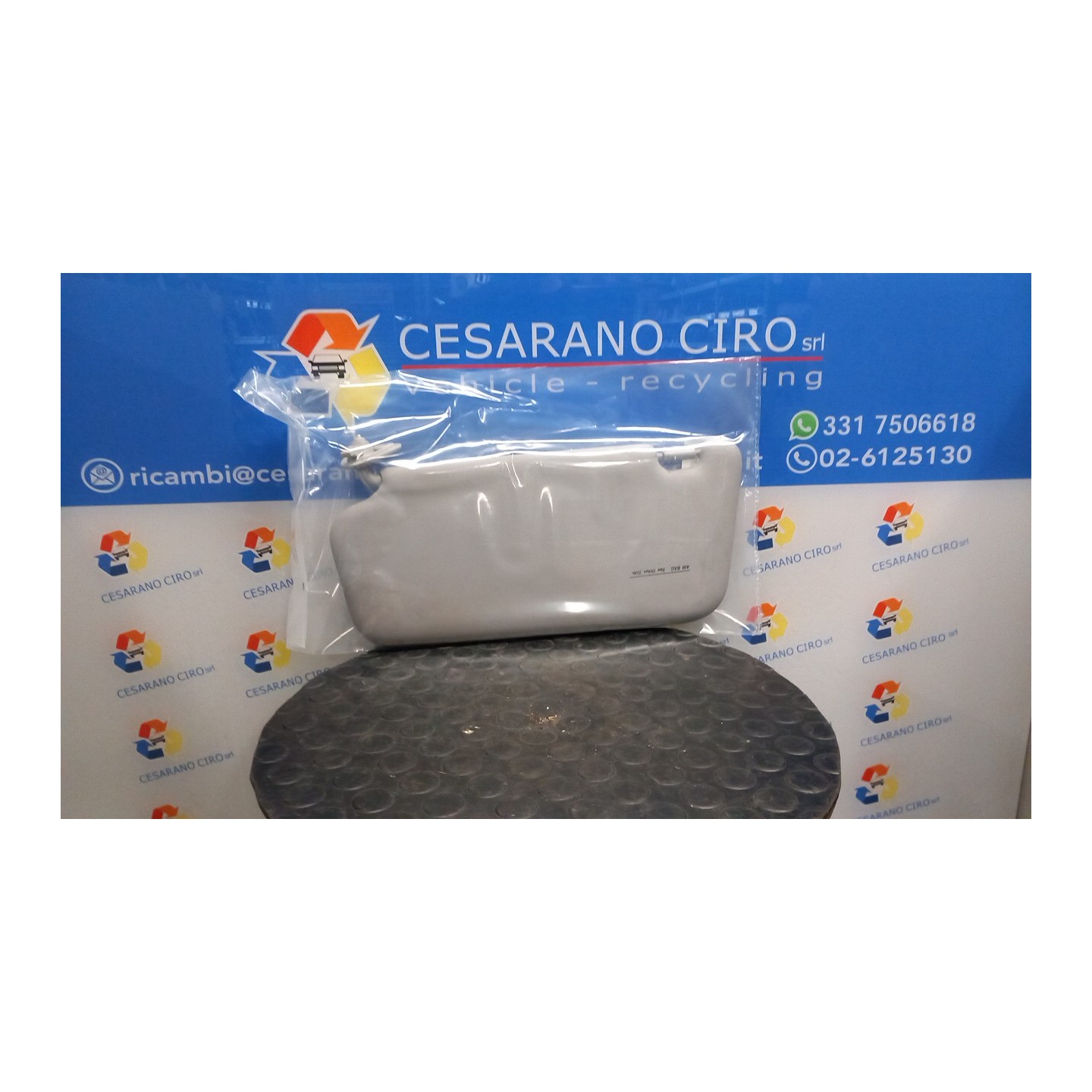 ALETTA PARASOLE PARABREZZA A/BAG-BEIGE DX. 032 KIA RIO 2A SERIE (09/05-11/09) G4EE 852201G220RU