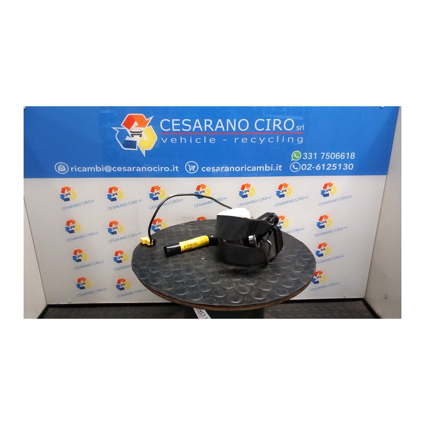 CINTURA DI SICUREZZA ANT. SX. 046 OPEL MERIVA (S10) (04/10-) A14XER 13344209