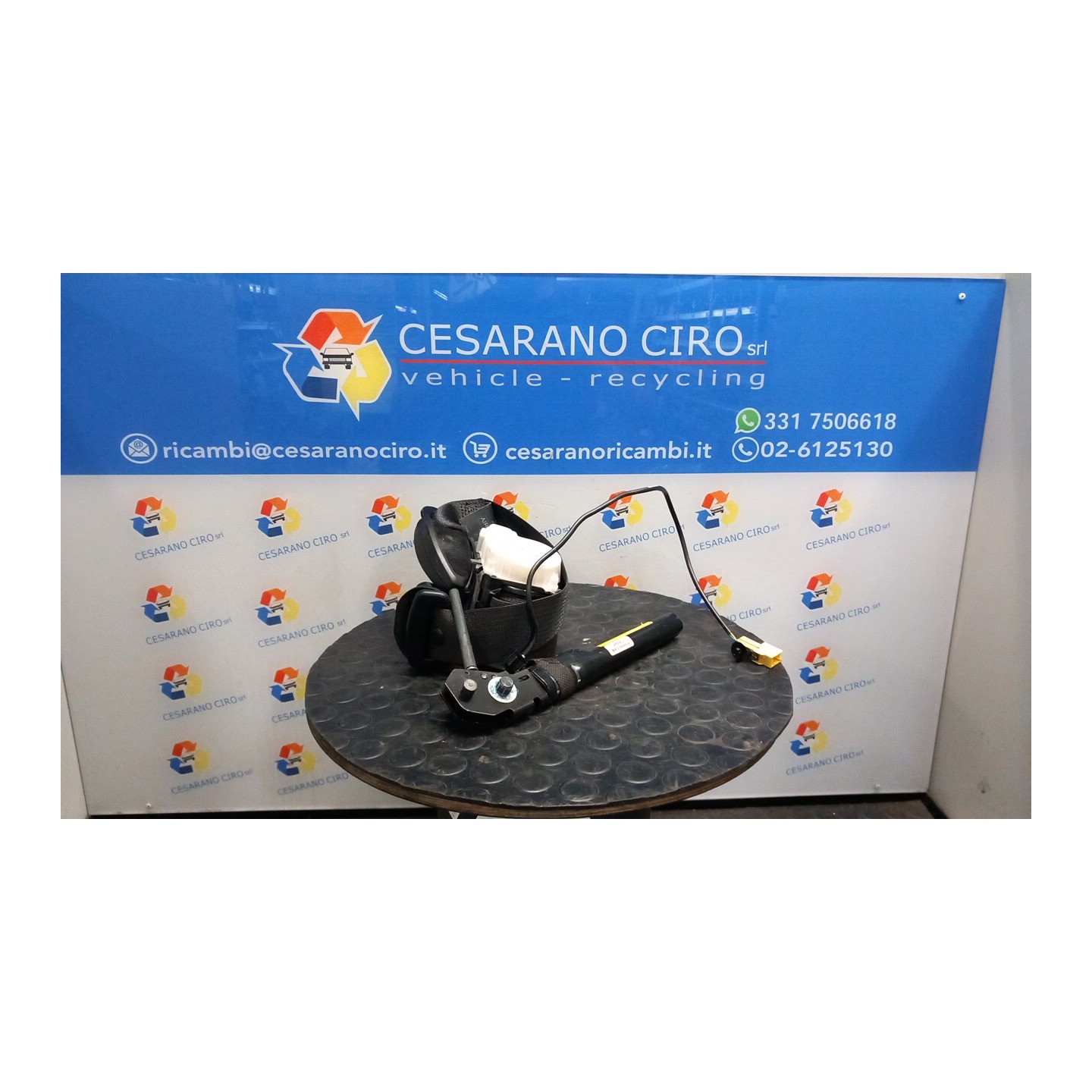 CINTURA DI SICUREZZA ANT. SX. 046 OPEL MERIVA (S10) (04/10-) A14XER 13344209