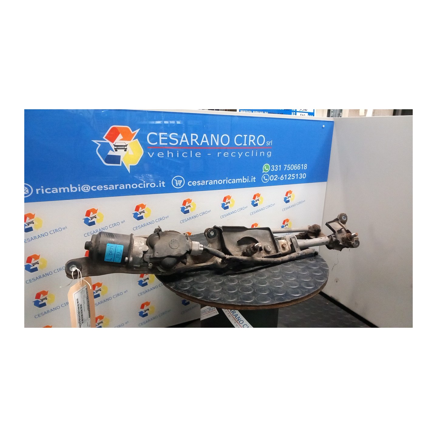 MECCANISMO TERGIPARABREZZA 047 MAZDA MAZDA 2 2A SERIE (08/07-12/14 ZJ DF7167360C