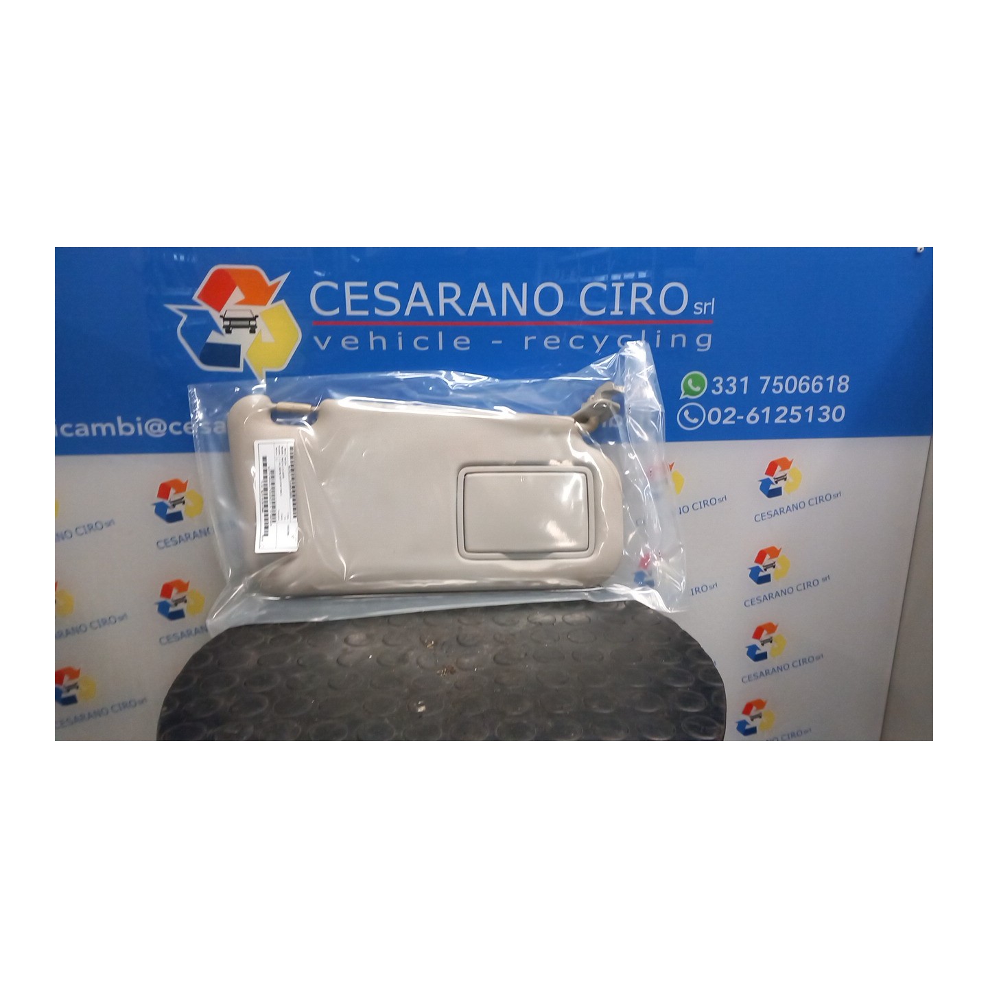 ALETTA PARASOLE PARABREZZA DX. 049 MAZDA MAZDA 2 2A SERIE (08/07-12/14 ZJ DF7169270A75