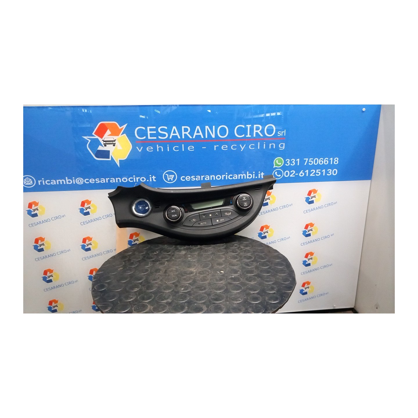 BLOCCO COMANDO CLIMATIZZAZIONE 078 TOYOTA YARIS (09/11-02/15) 1NZFXE 559000D360C0