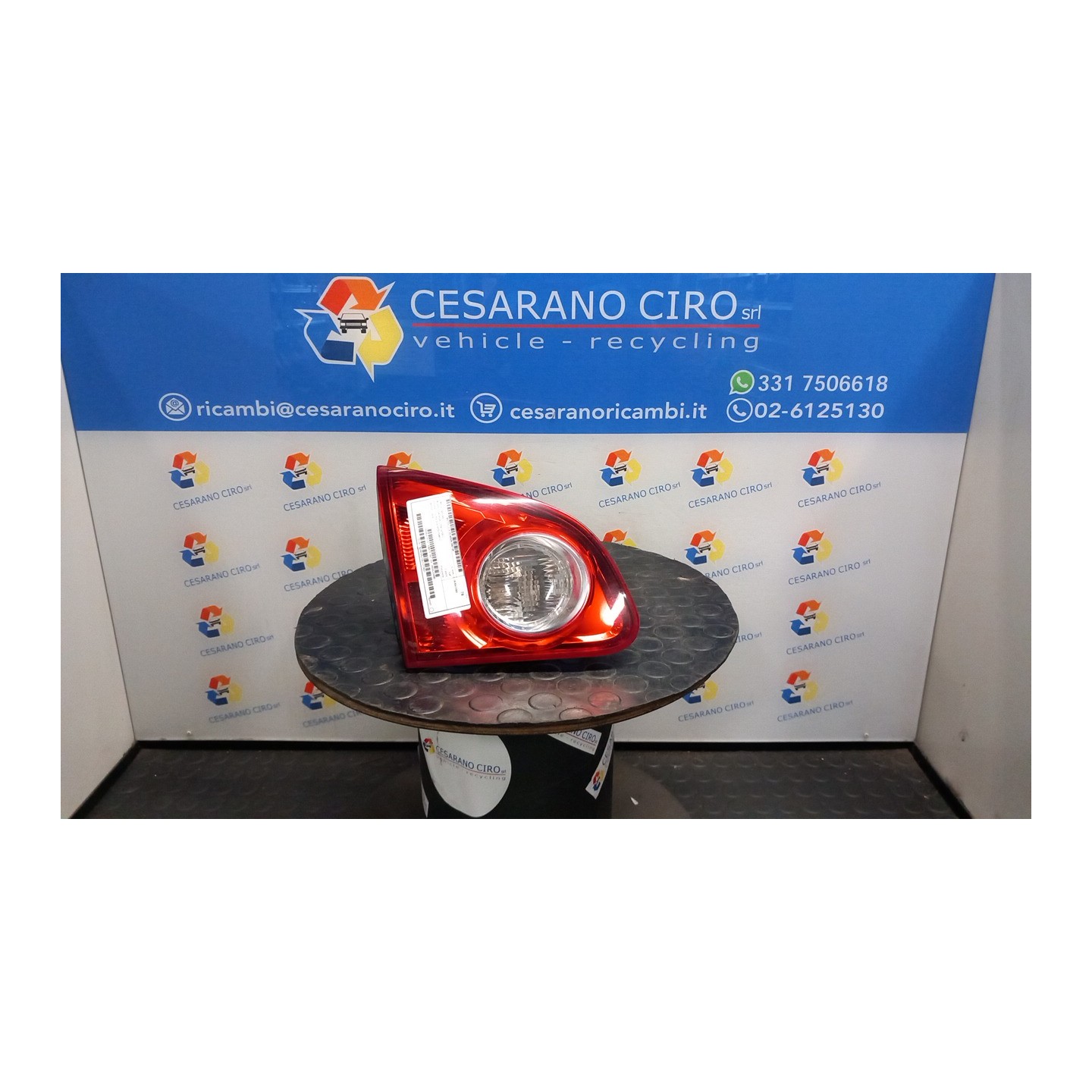 FANALE POST. PARTE INT. SX. 106 NISSAN QASHQAI (J10E/JJ10E) (02/07-12 HR16 26555JD800
