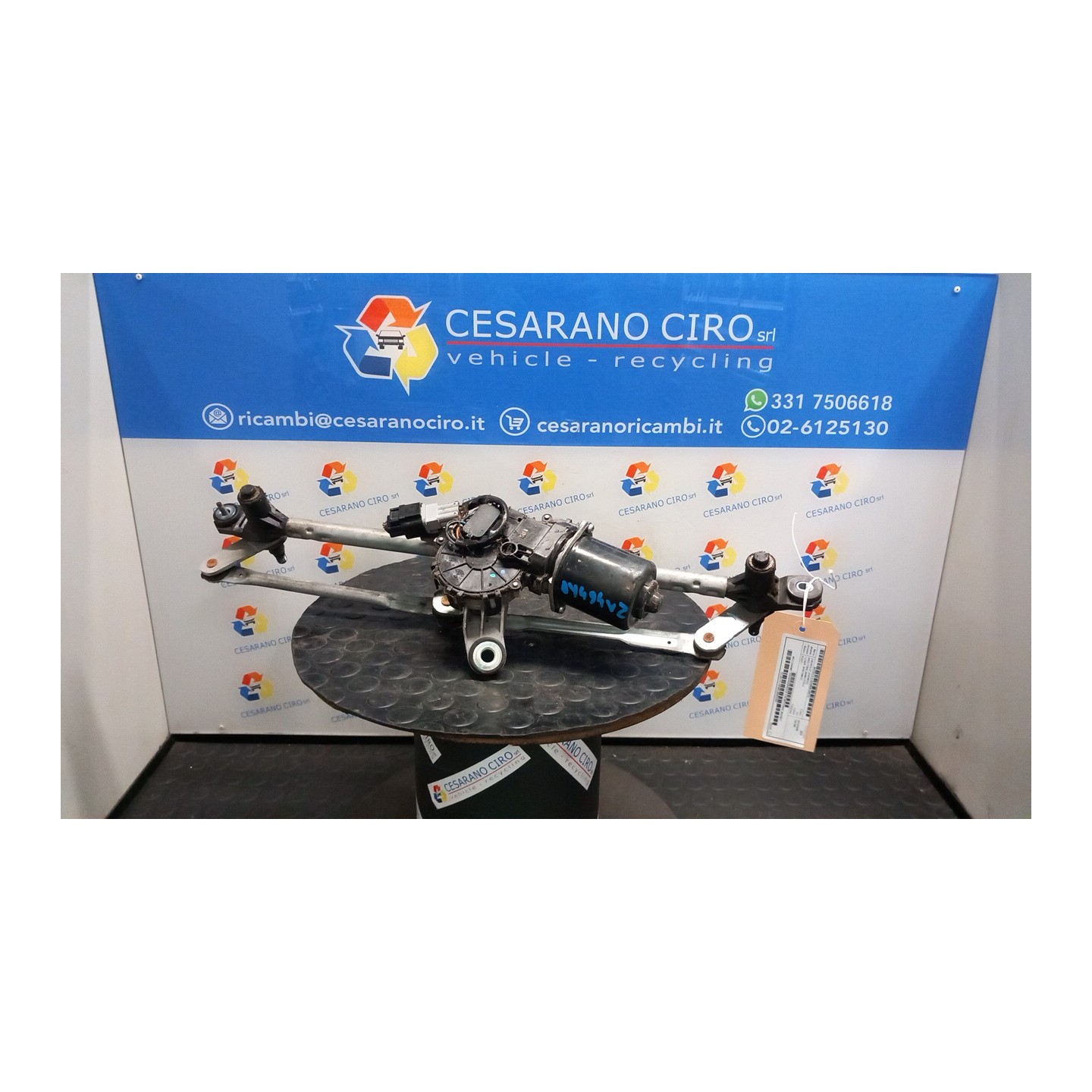 MECCANISMO TERGIPARABREZZA CON MOTORINO 112 CHEVROLET (DAEWOO) AVEO (T250) (06/08-11/12) B12D1 96476577