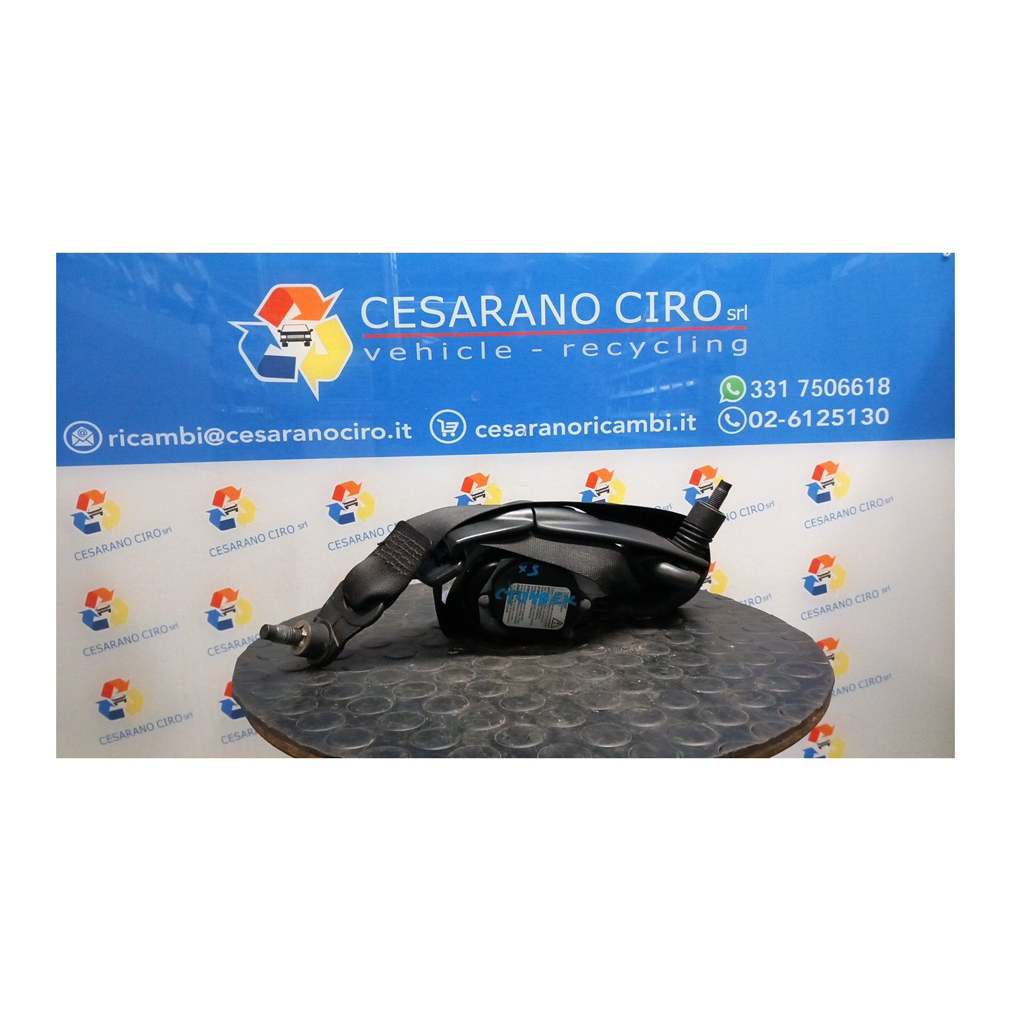CINTURA DI SICUREZZA ANT. SX. 122 MERCEDES-BENZ CLASSE A (W/C169) (07/04-04/13 266920 A1698606985