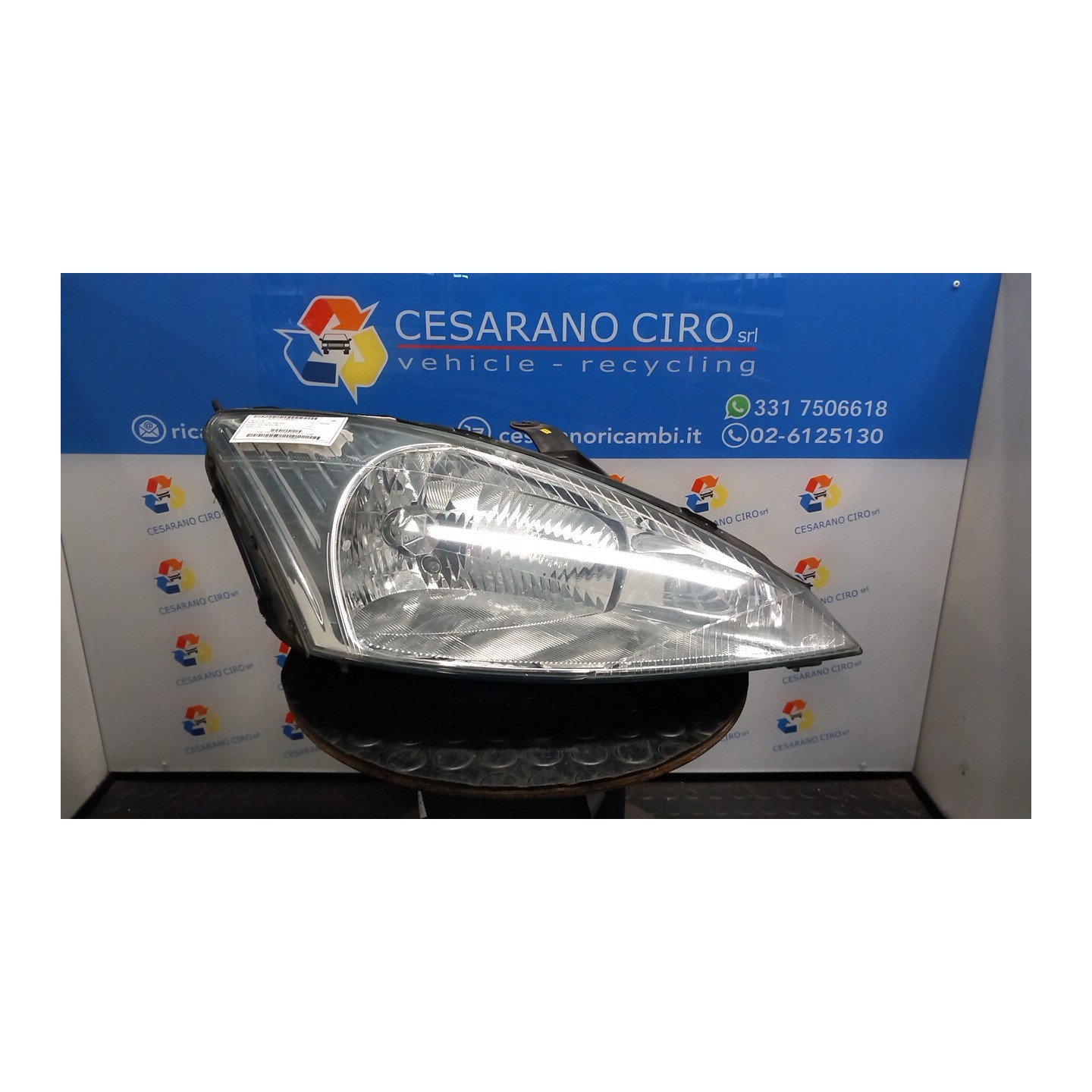 PROIETTORE C/REGOLAZ. MANUALE FARI DX. 127 FORD FOCUS (CAK) (10/98-03/02) FYDB 1152096