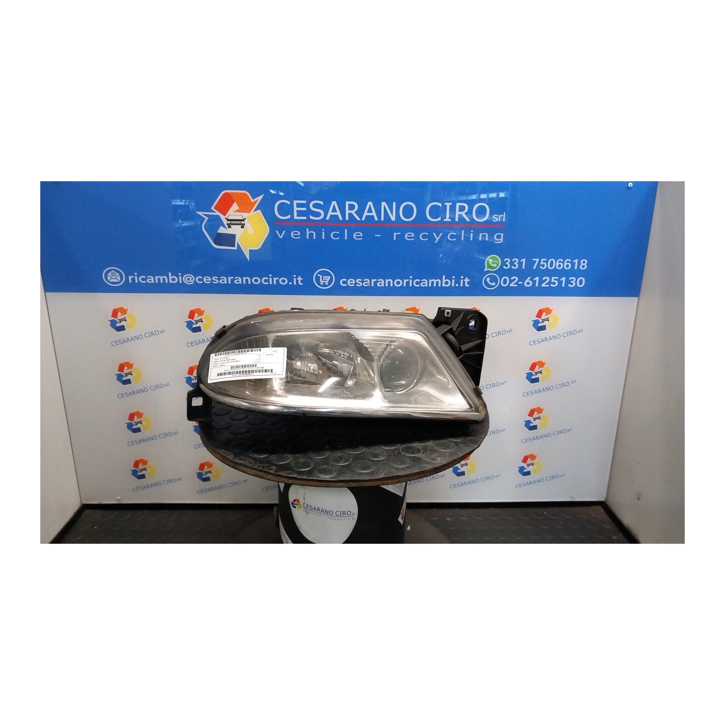 PROIETTORE REGOLATORE ALTEZZA DX. 139 ALFA ROMEO 166 (W9) (06/98-05/04) AR36101 60670890