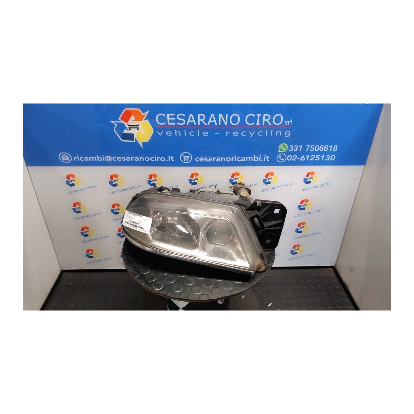 PROIETTORE REGOLATORE ALTEZZA DX. 139 ALFA ROMEO 166 (W9) (06/98-05/04) AR36101 60670890