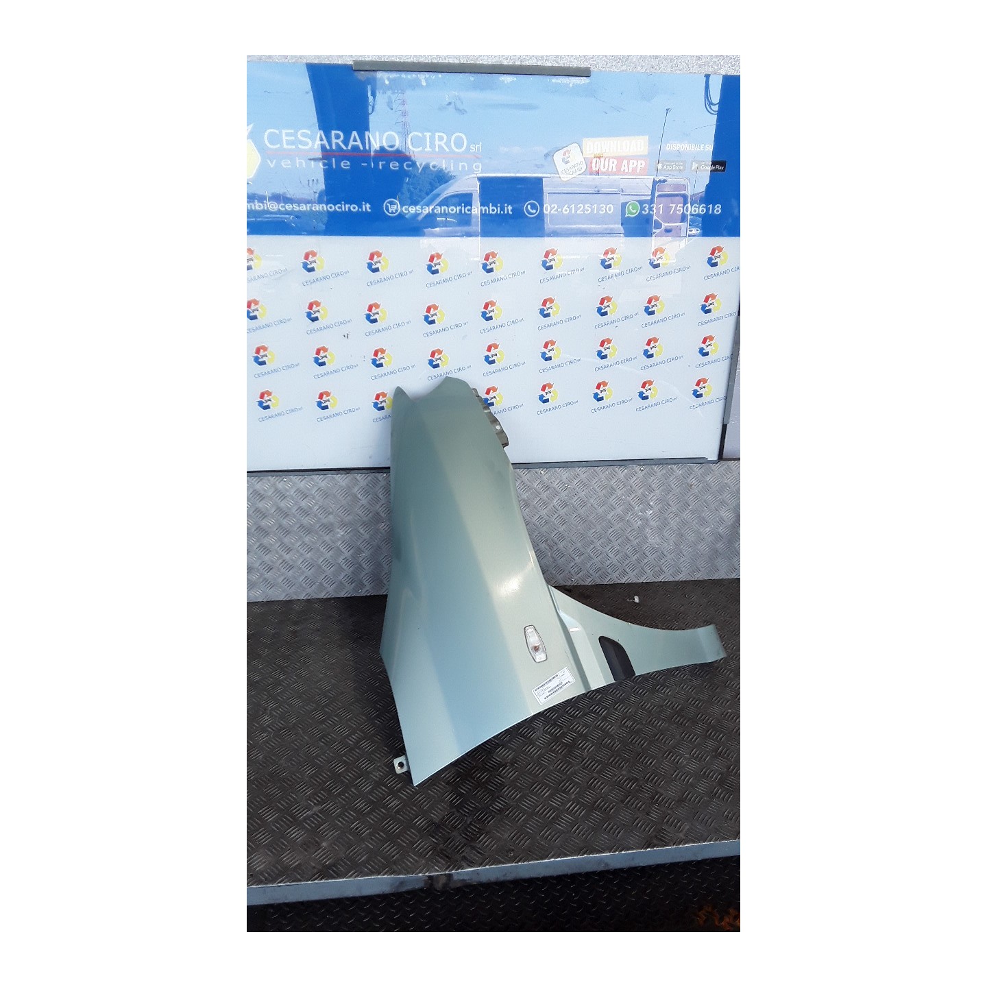 PARAFANGO ANT. DX. 035 HYUNDAI MATRIX (09/01-05/06) G4ED 6632117320