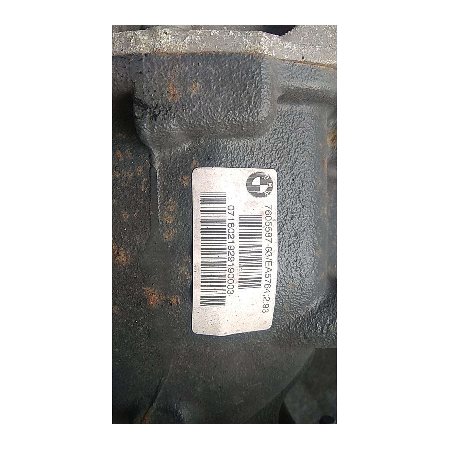 COPERCHIO DIFFERENZIALE POST. 006 BMW SERIE 1 (F21) 3P (03/15-) B37D15A 33117586450