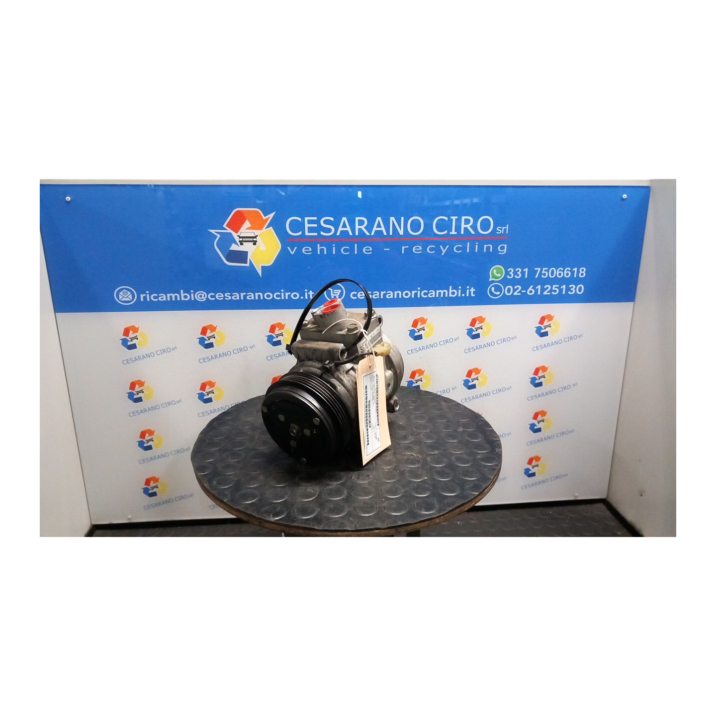COMPRESSORE A/C 065 CHEVROLET (DAEWOO) AVEO (T250) (06/08-11/12) B12D1 96416373