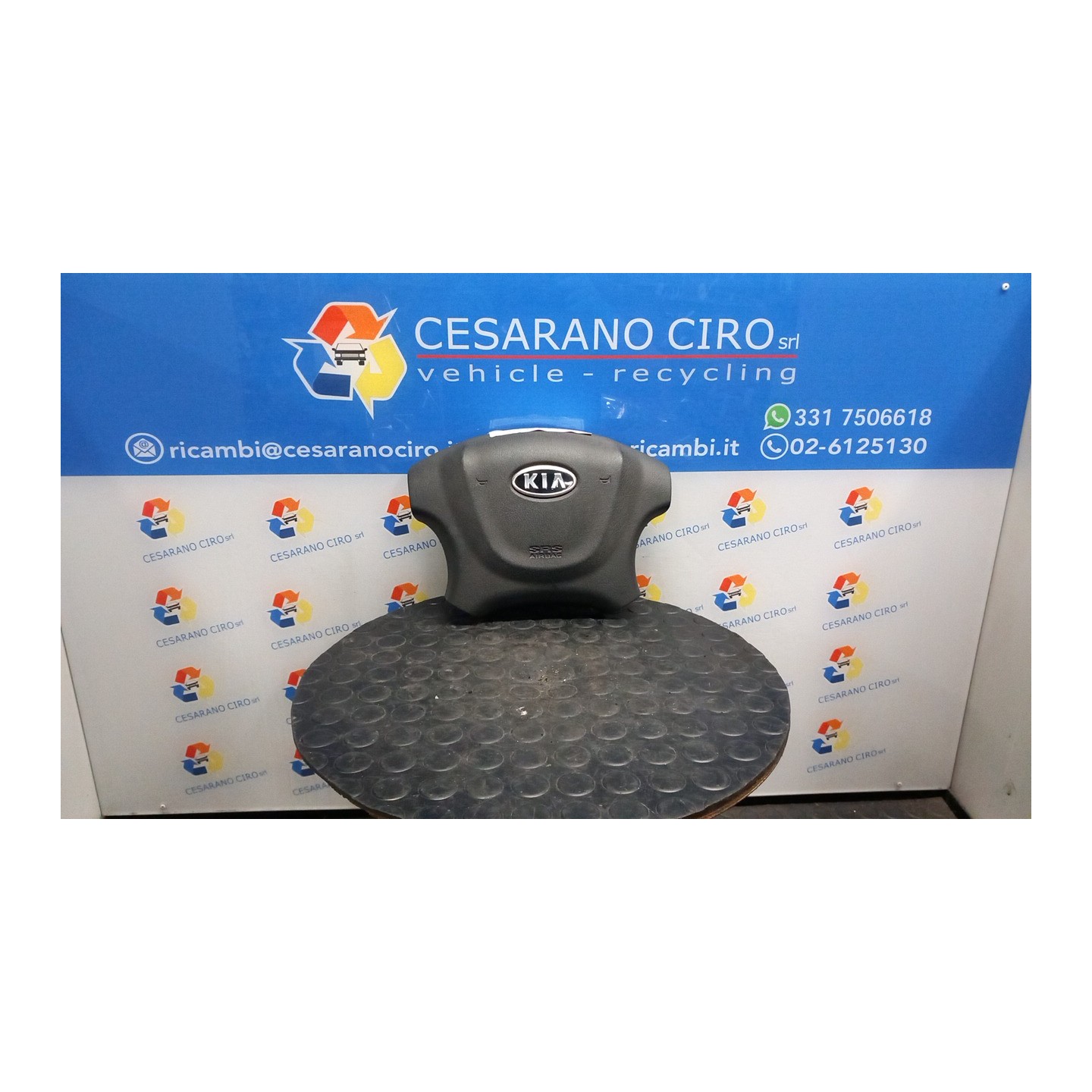 DISPOSITIVO AIRBAG LATO GUIDA NERO 068 KIA SPORTAGE 2A SERIE (10/04-05/11 G4GC 569001F200WK