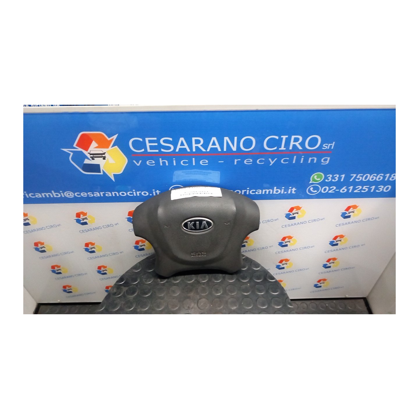 DISPOSITIVO AIRBAG LATO GUIDA NERO 068 KIA SPORTAGE 2A SERIE (10/04-05/11 G4GC 569001F200WK