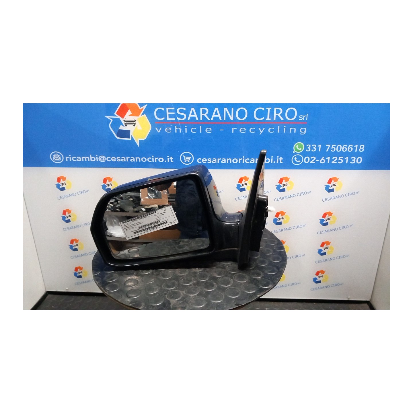 RETROVISORE EST. REGOLAZ. ELETTR. VERNICIATO SX. 072 KIA SPORTAGE 2A SERIE (10/04-05/11 G4GC 876101F300