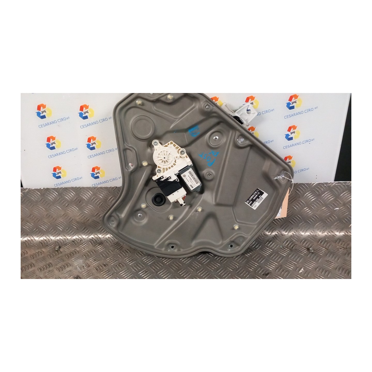 ALZACRISTALLO ELETTR. PORTA POST. DX. 087 SKODA OCTAVIA (1Z) (08/04-01/09) BKD 1Z0839462A