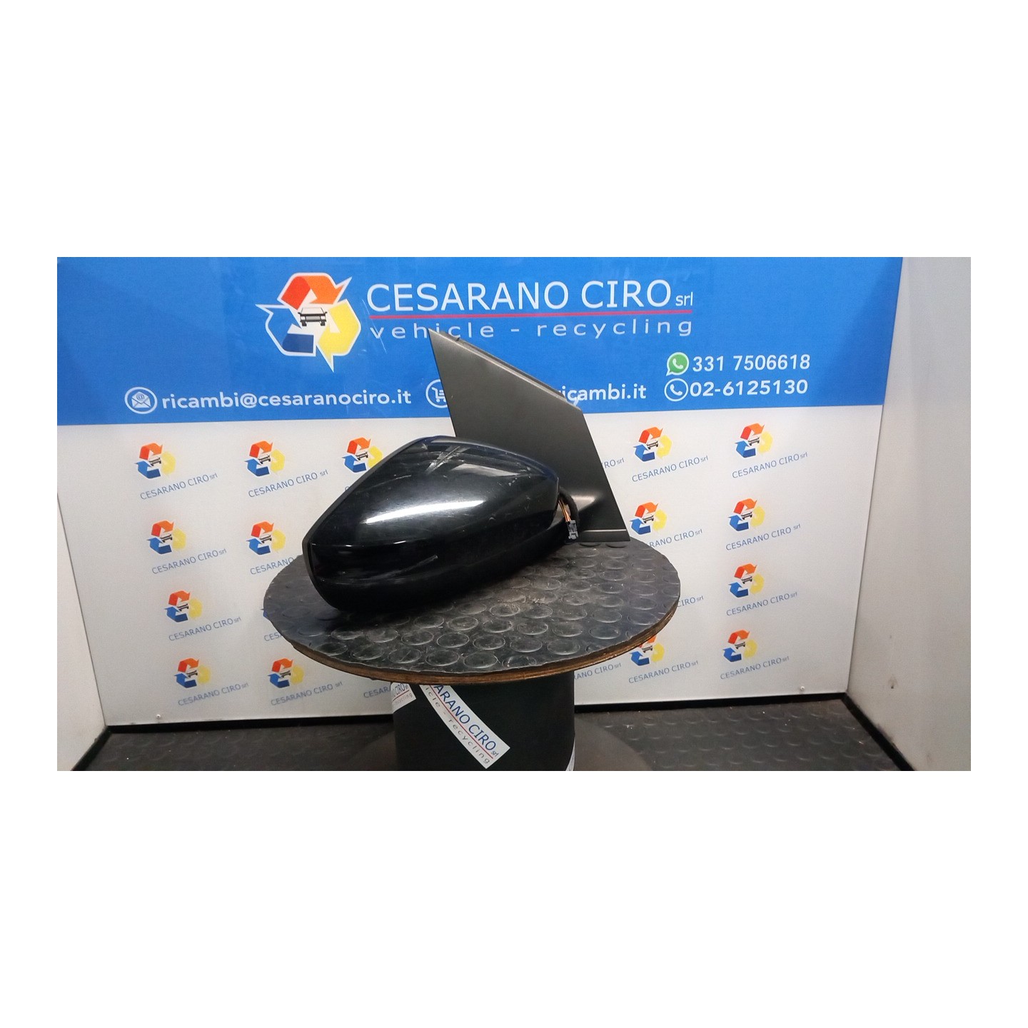 RETROVISORE EST. REGOLAZ. ELETTR. PRODOTTO A PAMPLONA; UITENHAGE DX. 122 VOLKSWAGEN POLO (6R) (05/09-10/14) CFW 6R1857508Q9B9