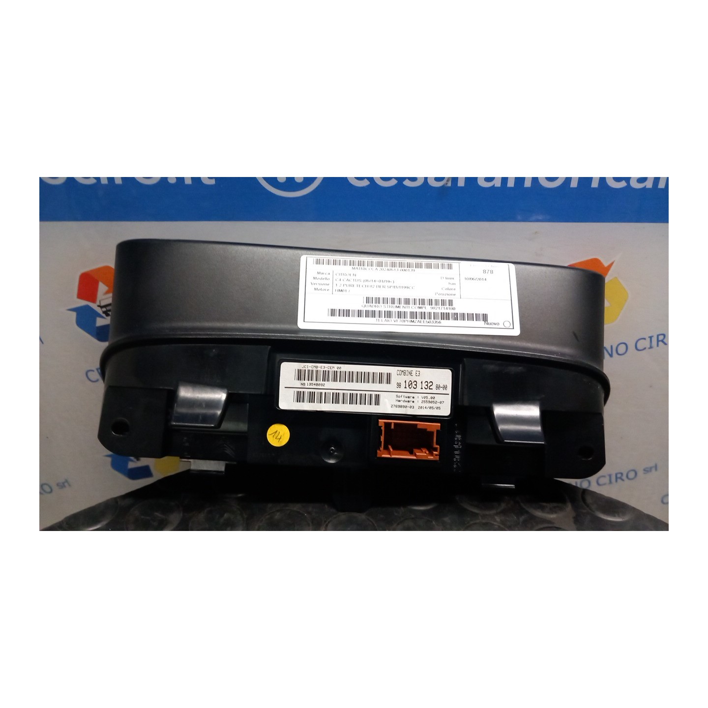 QUADRO STRUMENTI COMPL. 139 CITROEN C4 CACTUS (05/14-01/19) HM01 9821714180