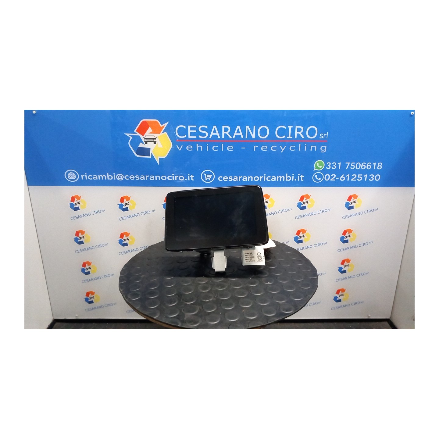 DISPLAY MULTIFUNZIONE 025 MAZDA MAZDA 2 3A SERIE (12/19-) P5 D23N611J0B