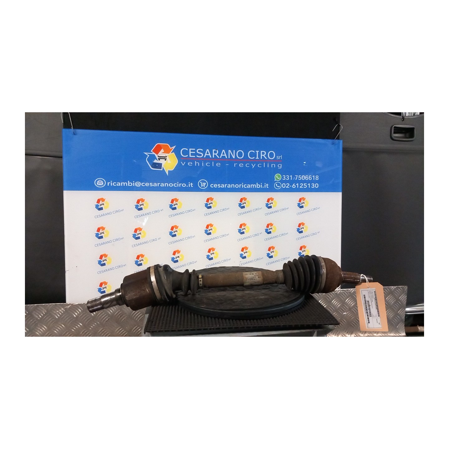 SEMIALBERO ANT. COMPL. SX. 056 RENAULT SCENIC 2A SERIE (06/03-08/09) F9QD8 8200198016