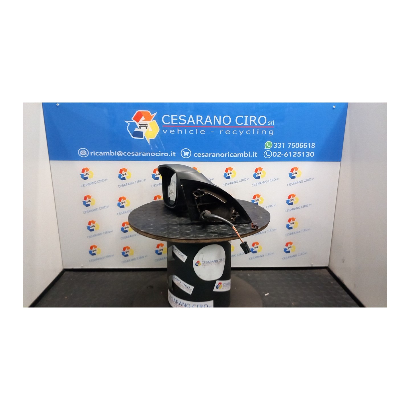 RETROVISORE EST. REGOLAZ. ELETTR. TERMICO SX. 080 CITROEN C3 PLURIEL (05/03-11/10) NFU 8149RV