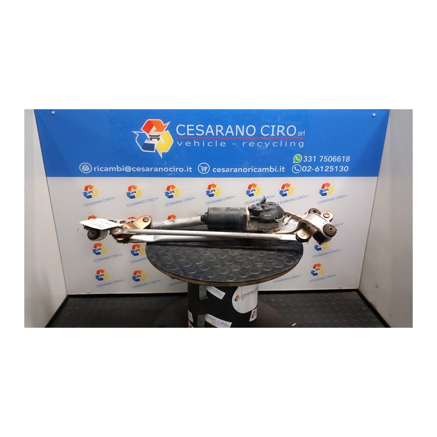 MECCANISMO TERGIPARABREZZA CON MOTORINO 097 NISSAN PRIMERA (03/02-10/06) F9Q 28800AU310