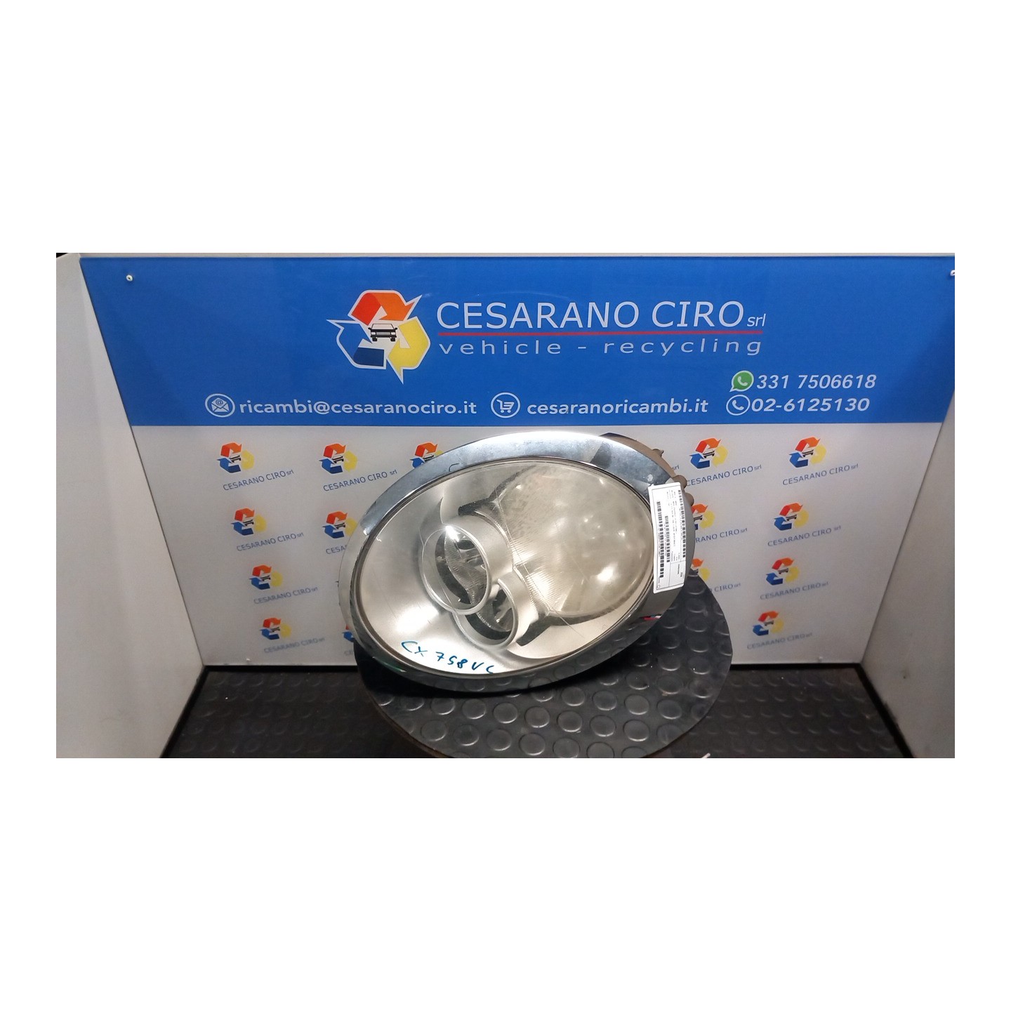 PROIETTORE SX. 125 MINI MINI (R50/R53) (07/01-07/06) 1ND 63126911703