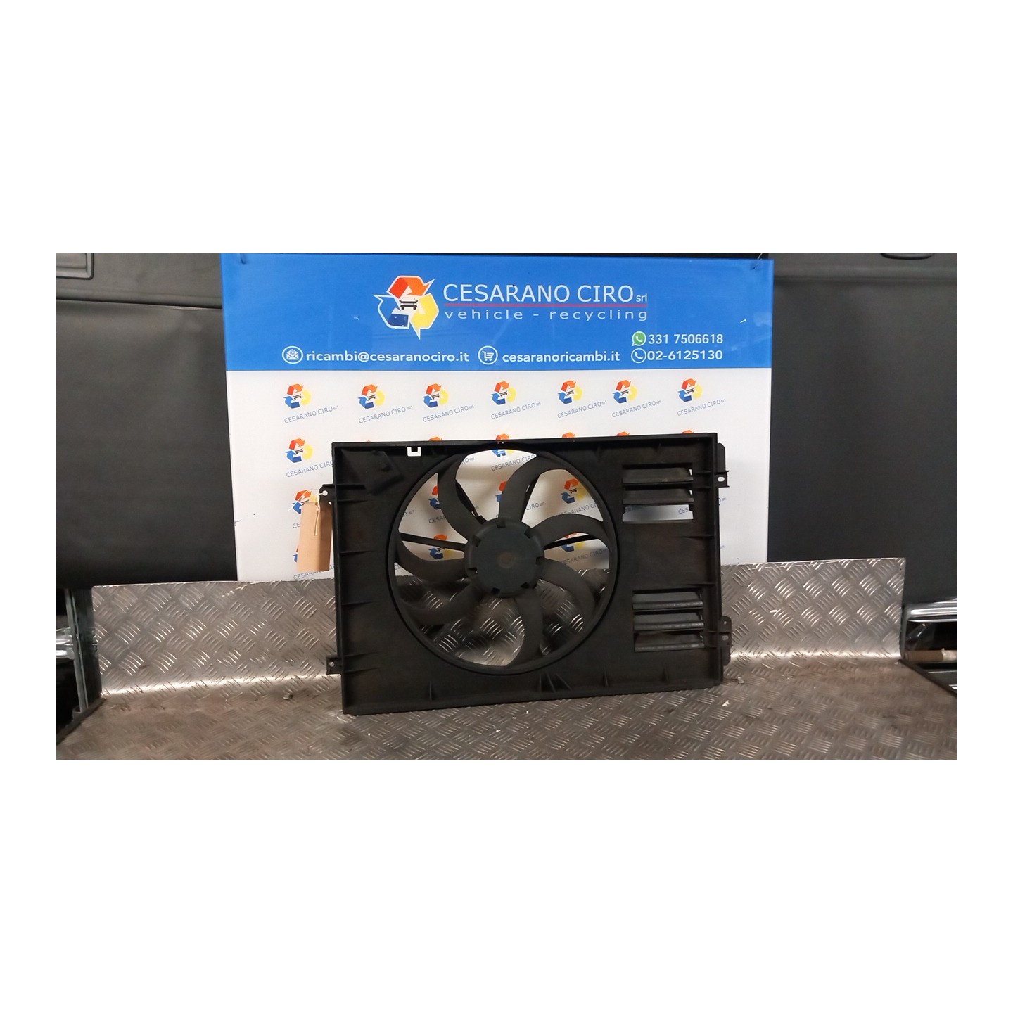 ELETTROVENTOLA 300W 360MM TEMIC/BROSE 013 VOLKSWAGEN GOLF (5K/AJ) (09/08-) CAY 1K0959455FR