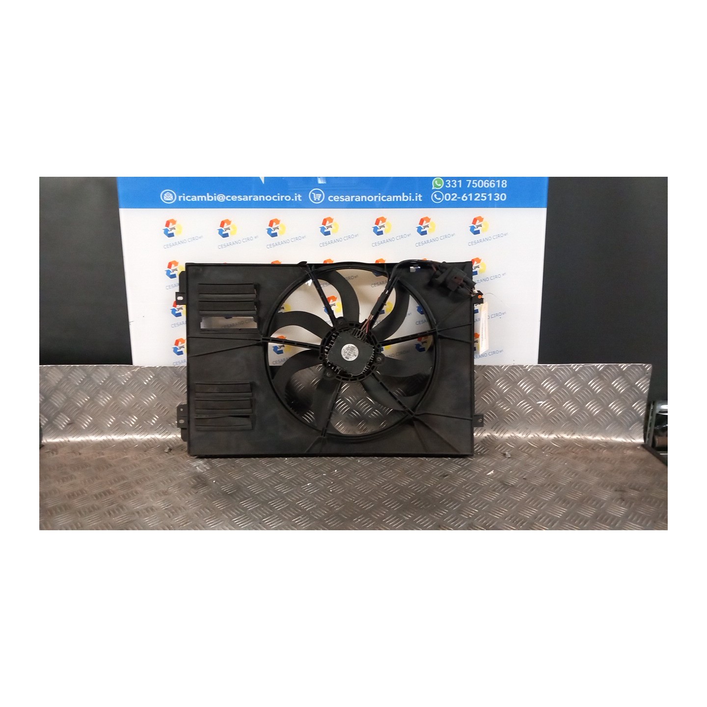 ELETTROVENTOLA 300W 360MM TEMIC/BROSE 013 VOLKSWAGEN GOLF (5K/AJ) (09/08-) CAY 1K0959455FR