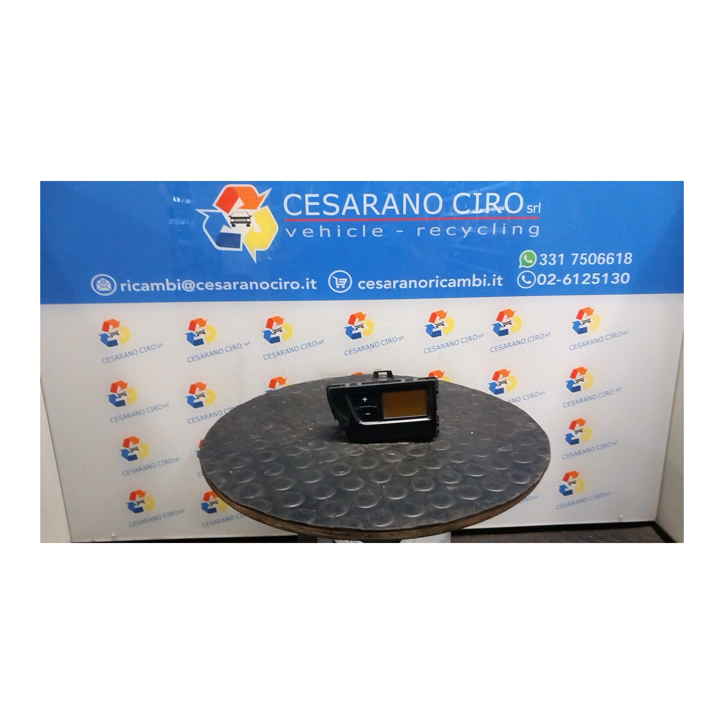 BLOCCO COMANDO CLIMATIZZAZIONE DX. 003 CITROEN C4 PICASSO (09/06-08/13) RHJ 6451WJ