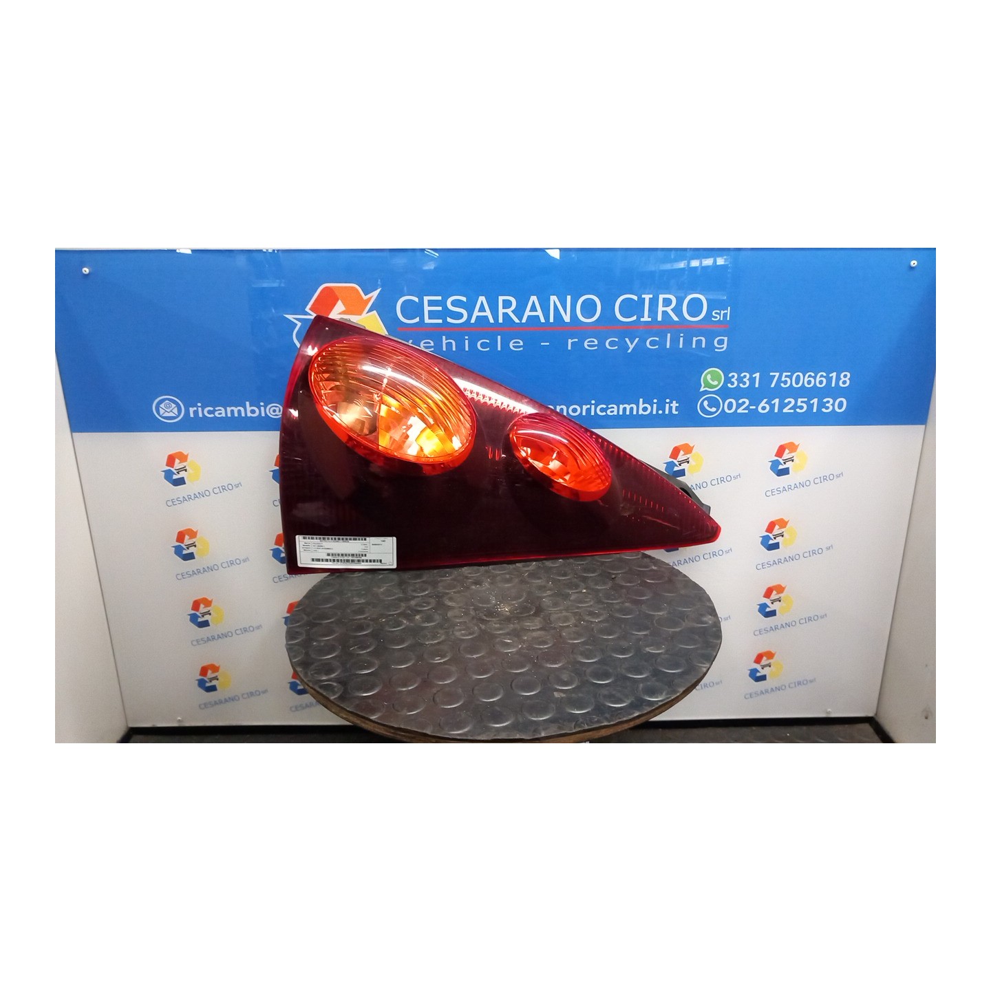 FANALE POST. DX. 039 PEUGEOT 107 (06/05-) 1KR 1607990380