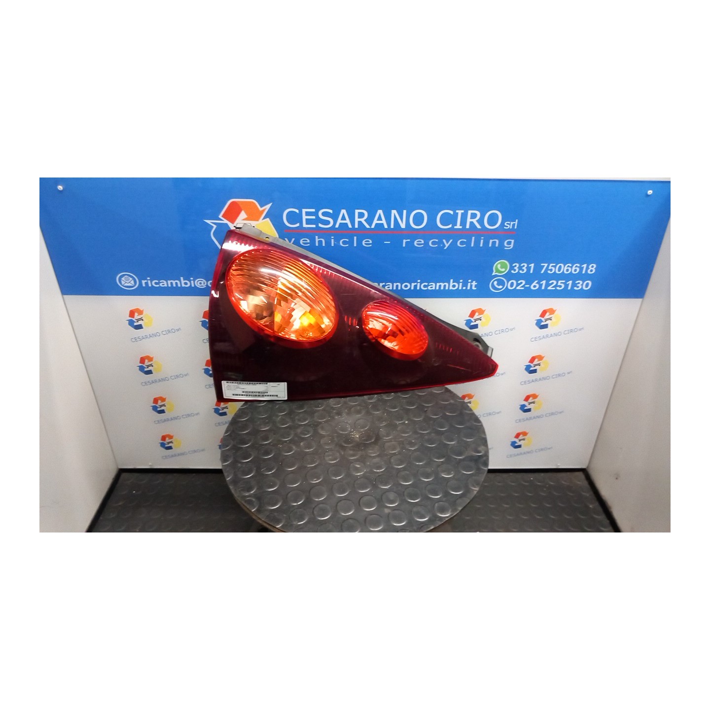 FANALE POST. DX. 039 PEUGEOT 107 (06/05-) 1KR 1607990380