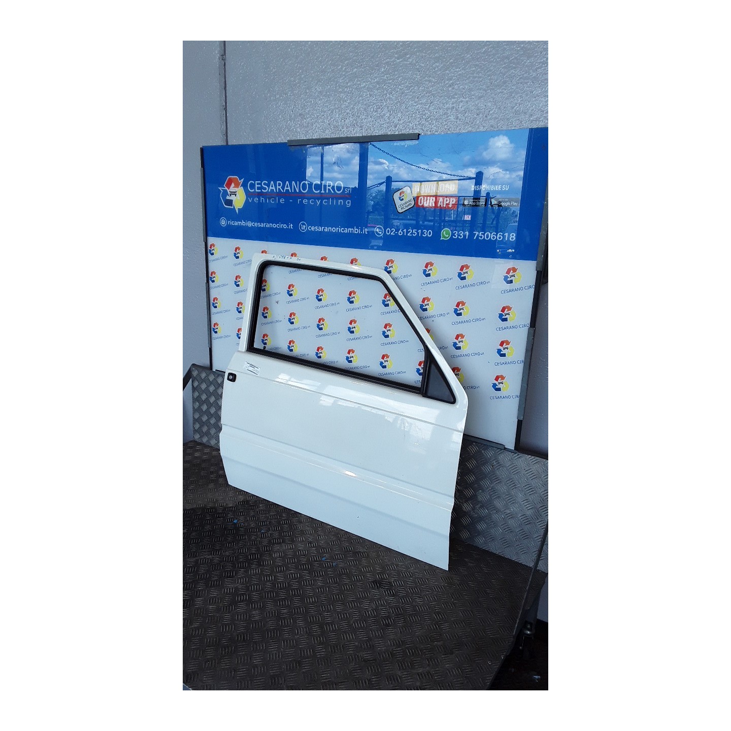 PORTA ANT. DX. 129 FIAT PANDA 1A SERIE (03/92-03/04) 1170A1046 46420831