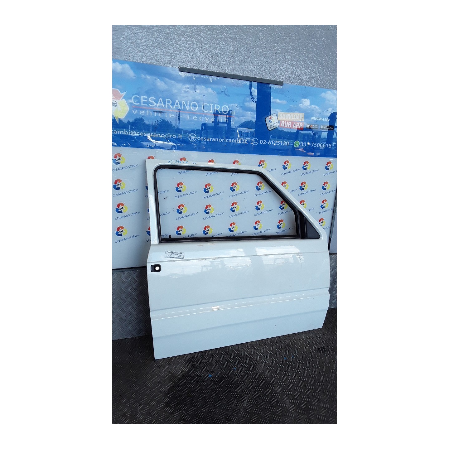 PORTA ANT. DX. 129 FIAT PANDA 1A SERIE (03/92-03/04) 1170A1046 46420831