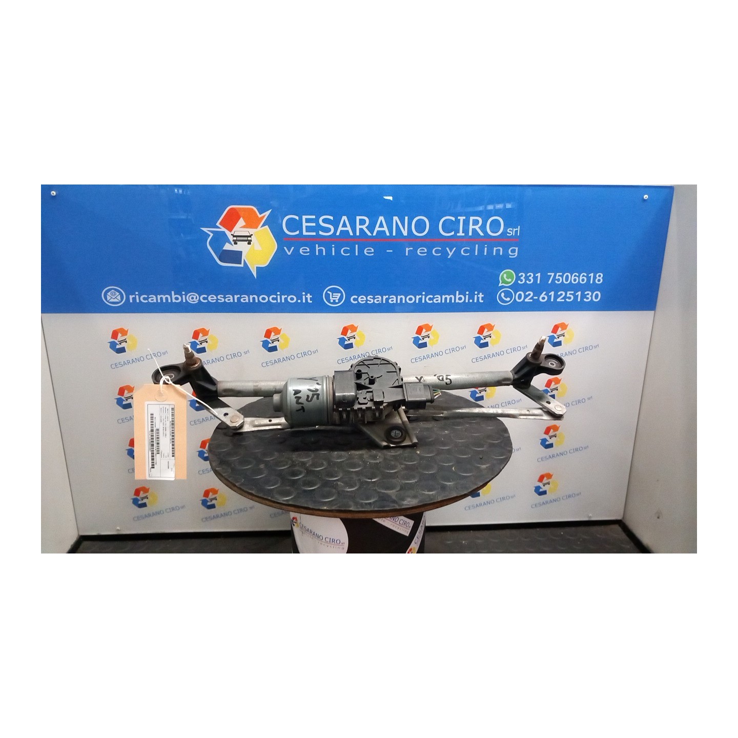 MECCANISMO TERGIPARABREZZA CON MOTORINO 154 LANCIA YPSILON (TE) (09/06-12/08) 188A4000 51727384