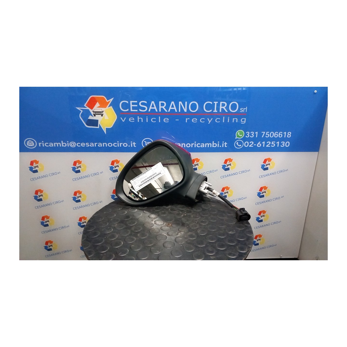 RETROVISORE EST. REGOLAZ. ELETTR. RIPIEGHEVOLE ELET. SX. 012 SEAT LEON (1P) (06/05-02/13) CAX 1P1857507A9B9