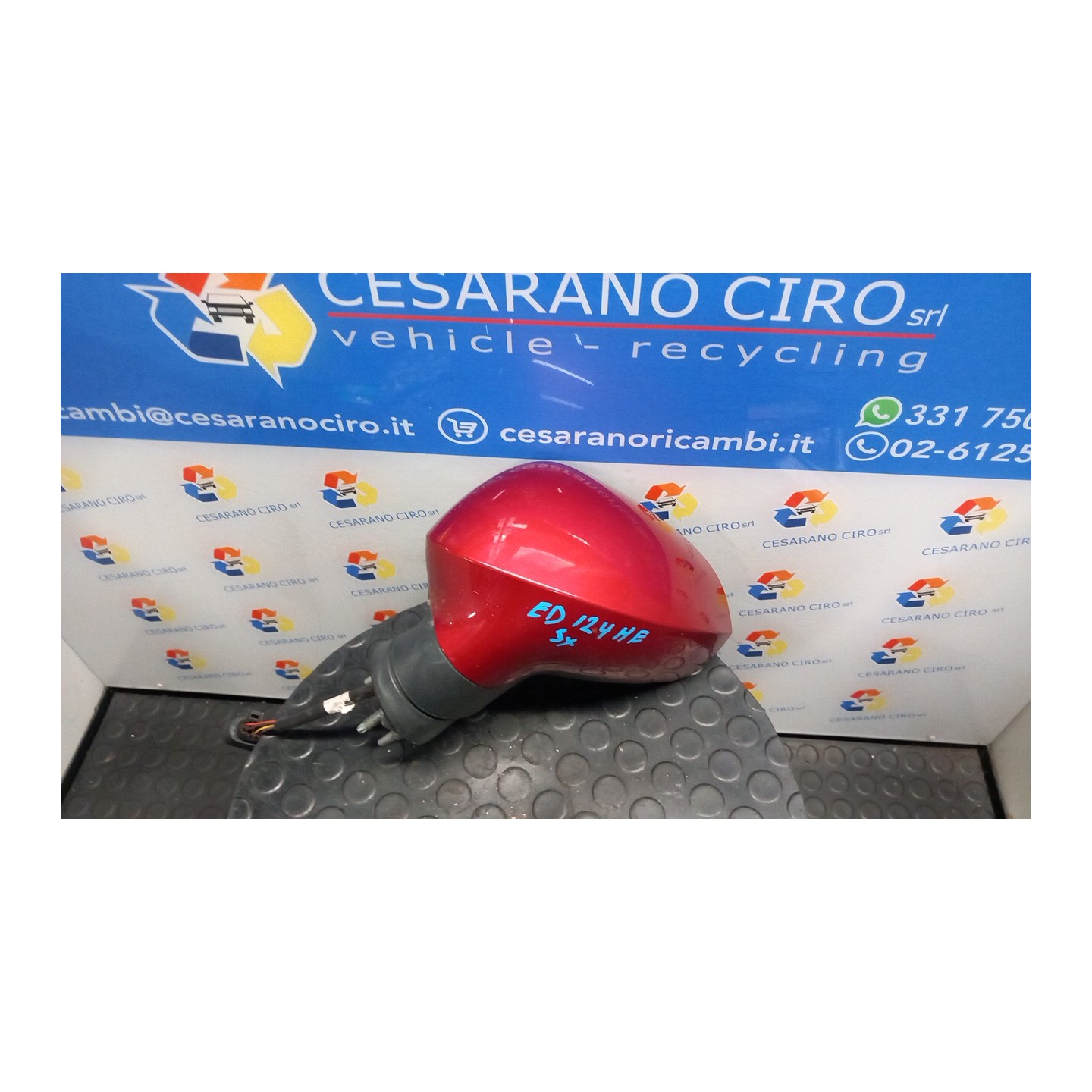 RETROVISORE EST. REGOLAZ. ELETTR. RIPIEGHEVOLE ELET. SX. 012 SEAT LEON (1P) (06/05-02/13) CAX 1P1857507A9B9